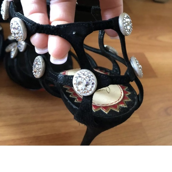 Limited Christian Louboutin crystal heels 40 - Picture 5 of 8